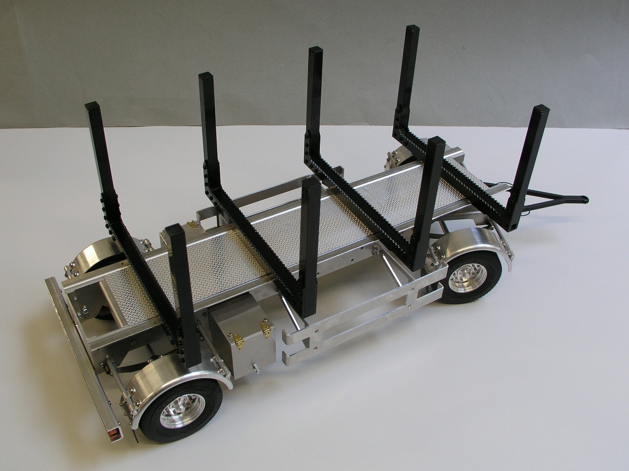 SALUTUYA Look Coole kleine Anhänger Metall Modell RC Anhänger RC Modell für  1/10 RC Truck : : Spielzeug