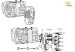 Scala Allradgetriebe 3-Gang mit Motor,Lüfter und Schaltservo